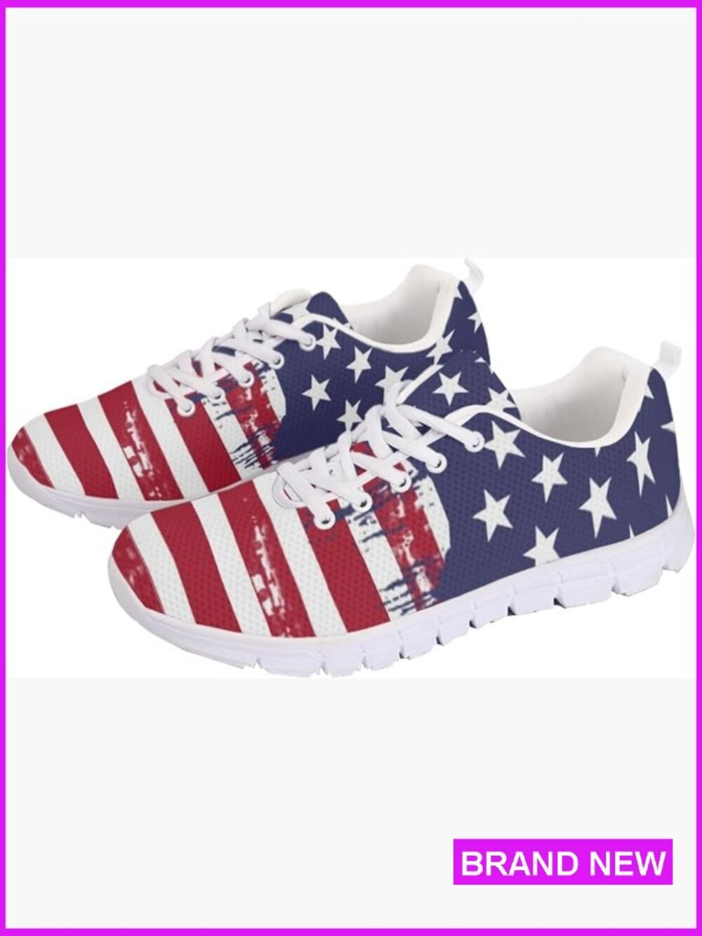 Lightweight Running Shoes Breathable Mesh Lace-Up Sneakers Athletic Walking